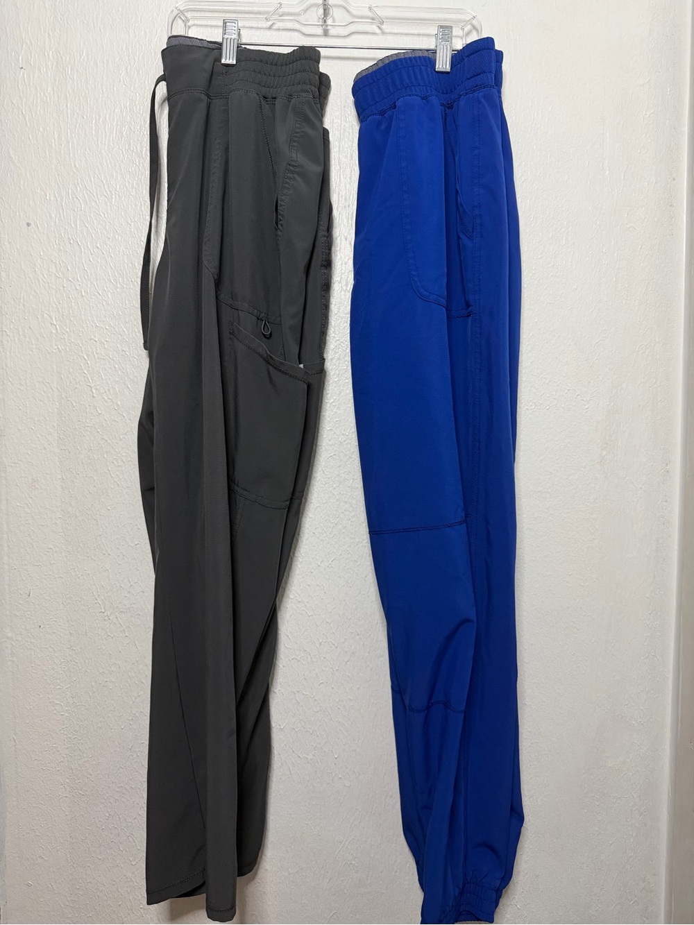 Two-Pair scrubs - Charcoal Gray & Royal Blue